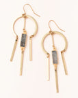 Dream Stone Earring - Gold