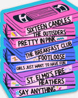 80s Vhs Movie Stack | Sticker