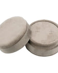 Round Velvet Earring Box