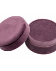 Round Velvet Earring Box