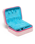 Velvet Jewelry Organizer - Feminine Florals -Pink