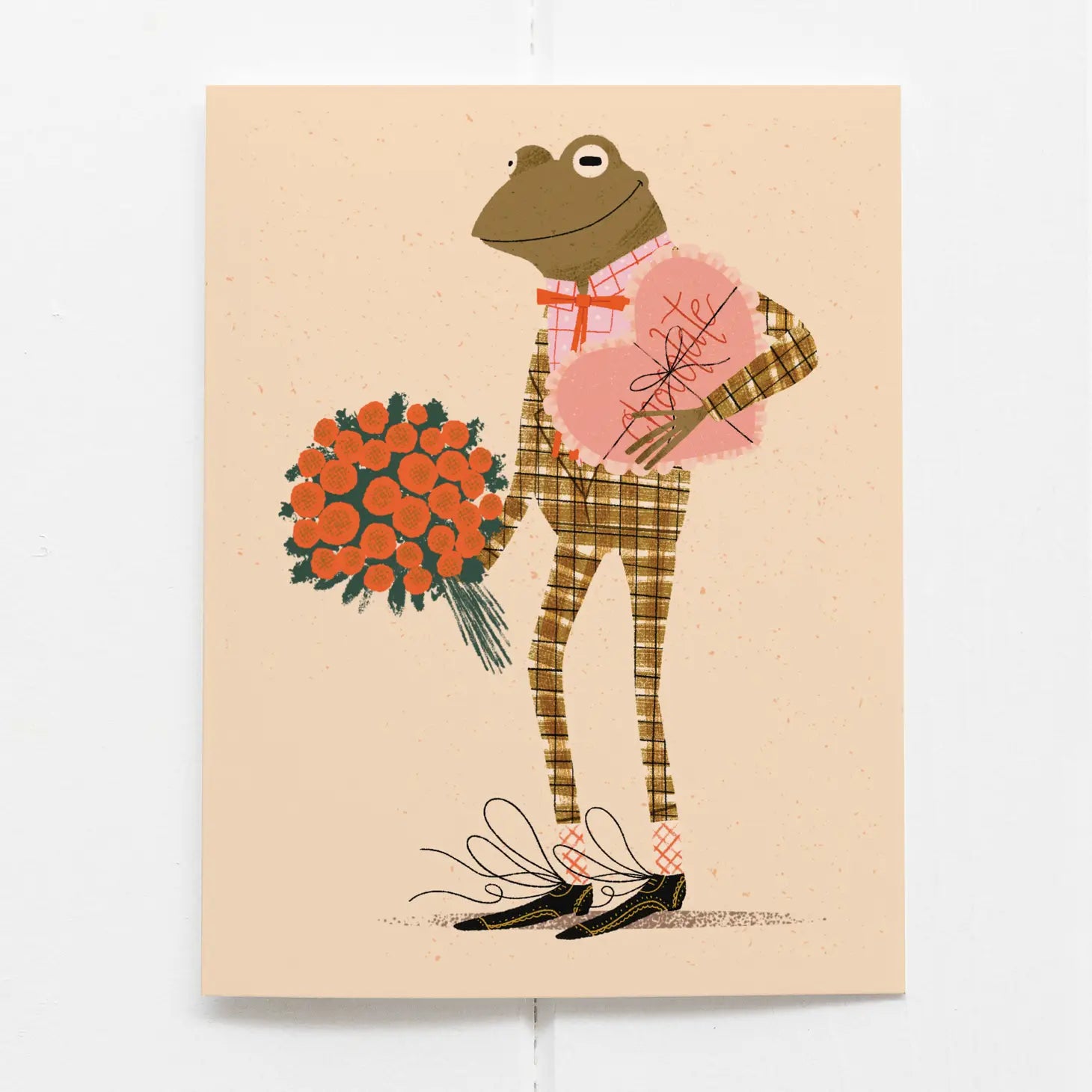 Handsome Frog - Greeting Card