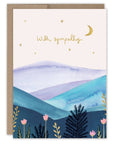 Mountain Landscape Sympathy Card