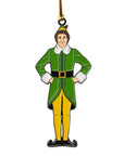 Elf Enamel Ornament