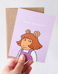DW Sassy Since Birth Pop Culture Birthday Card