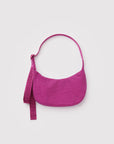 Small Nylon Crescent Bag | Deep Fuschia