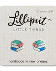 Book Stack Earrings