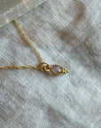 Lūma Necklace | Cranberry Quartz