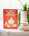 Cloves Off | Greetin Card