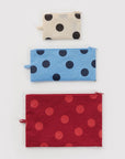 Flat Pouch Set: Polka Dot Mix