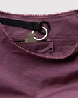 Medium Nylon Crescent Bag: Wild Plum
