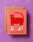 Cowboy Kitty - Birthday Greeting Card