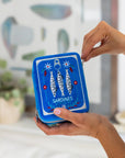 Velvet Jewelry Organizer - Sardine Can - Blue