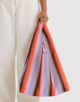 Gradient Stripe Poppy/Lilac Tote