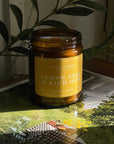Lemon Peel and Rich Oud Scented Candle