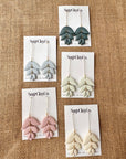 Irene Clay Earrings | Sage