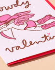 Howdy Cupid Western | Greeting Card