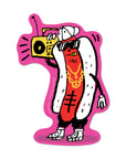 Hot Dog Bumper Sticker