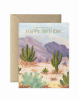 Desertscape Birthday Greeting Card