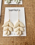 Irene Clay Earrings | Sage