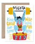 Strong Dad | Greeting Card