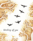 Birds And Tree - Sympathy Card