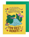 Sexy Beast Birthday | Greeting Card