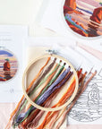 Pacific Sunset DIY Embroidery Kit