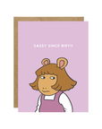 DW Sassy Since Birth Pop Culture Birthday Card