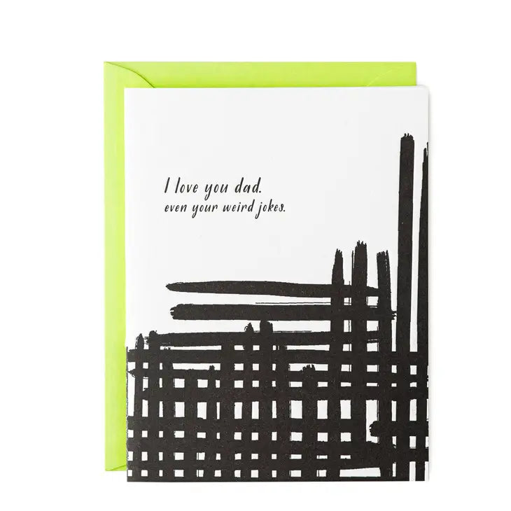 Weird Jokes Dad - Greeting Card