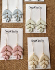 Irene Clay Earrings | Sage