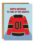 One of the Greats Hockey Card (Ottawa Sens)