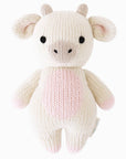 Baby Cow (Strawberry) | Hand-Knit Doll
