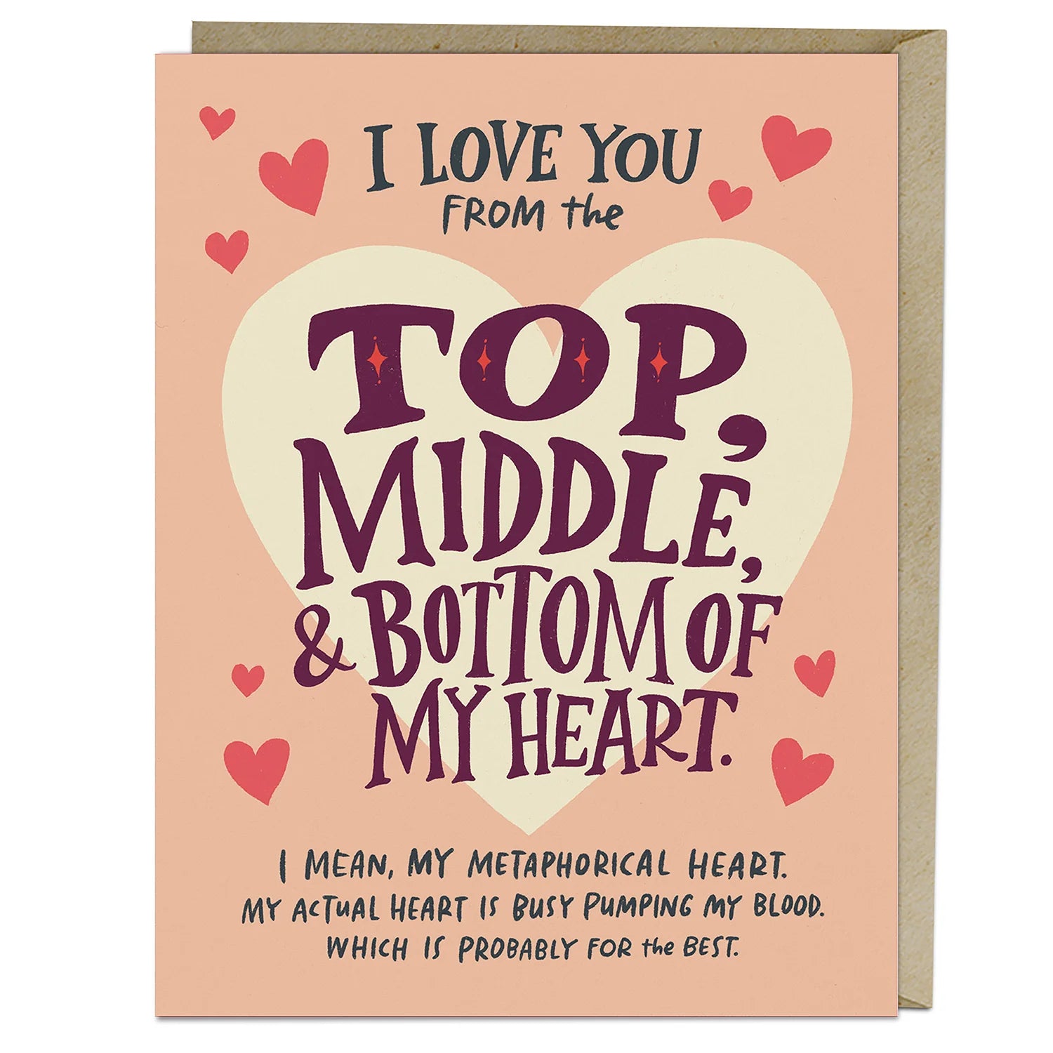 Top, Middle, &amp; Bottom - Greeting Card