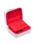Velvet Jewelry Organizer - Queen of Hearts -White