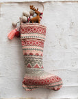 Woven Acrylic Jacquard Christmas Stocking