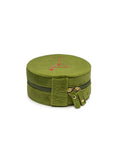 Velvet Jewelry Organizer - Martini - Olive