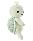 Baby Sea Turtle (kelp green) | Hand-Knit Doll