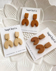 Myla Clay Earrings | Ochre
