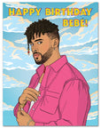 Bad Bunny Birthday - Greeting Card