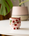 Dopo Hand-Painted Ceramic Candle | Heirloom Tomato