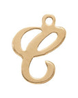 Script Letter Charm