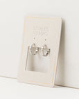 Cleo Hoop Earrings | Silver