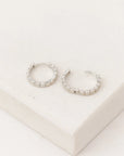Cleo Hoop Earrings | Silver