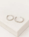 Cleo Hoops | Silver