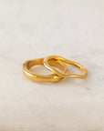 Coral Ring Stack Set