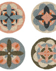 Beaded Coaster Set Form Disco