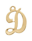 Script Letter Charm