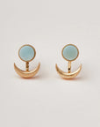 Stone Moon Phase Ear Jacket | Gold