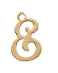 Script Letter Charm